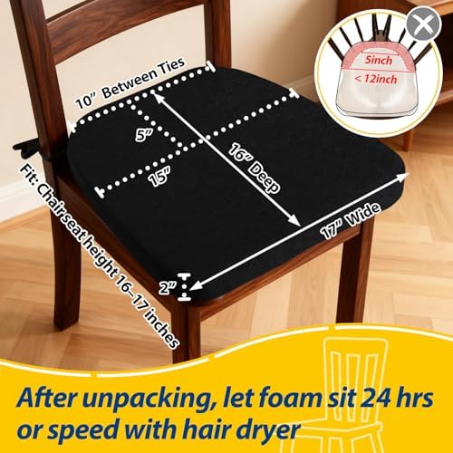 AAAAAcessories Chair Cushions for Dining Chairs - Image 2