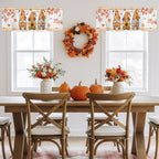 Vandarllin Fall Thanksgiving Kitchen Curtains Valances - Image 3