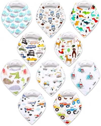 KiddyStar Premium Organic Cotton Bibs by KiddyStar%C2%AE