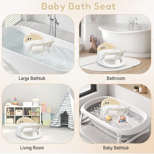 Baby Bath Seat for Babies 6 Months & Up Sitting Up - Image 6