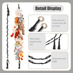 CERETIA 80" Stuffed Animal Organizer Chain, Wall Corner Storage - Image 6