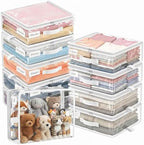 10 Pack Clear Storage Bags by Eunhdet