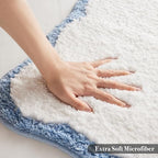Luxury Microfiber Bathroom Rugs, Small White Bath Rug - Image 6