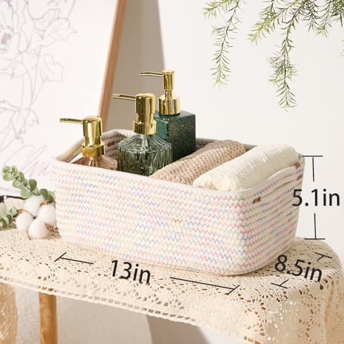 MiniArk Small Storage Baskets for Organizing | Closet Organizer Bins | Shelf - Image 3
