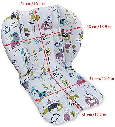 Twoworld High Chair Cushion, Large Thickening Baby High Chair Seat Cushion - Image 3