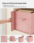 SONGMICS Storage Cubes, 13-Inch Foldable Closet Organizers - Image 4