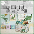 Dinosaur Nursery Decor Baby Gift Basket - Image 2