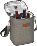 Tirrinia 4 Bottle Wine Tote Carrier by Tirrinia