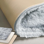 Light Grey Fluffy Shag Rug 2x3 - Image 3
