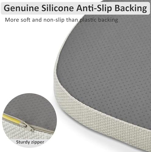 Shinnwa Dining Chair Cushions Set of 6, High-Resilience Foam Windsor Seat Pads - Image 4