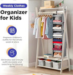 Hanging Closet Organizer 6-Shelf Kids Clothing - Image 3