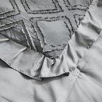 Mini Crib Bedding Set 3 Pieces Baby Boho Quilted Tufted Ruffles Comforter - Image 6