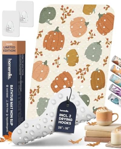 homerella Cozy Fall Non-Slip & Anti-Mold Bathtub Mat by Homerella