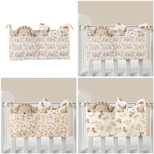 Lily Brown Cribs Storage Bag Baby Bedside Hanging Storage Bag - Image 3