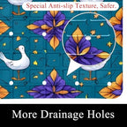 Non Slip Shower Mat Bathtub Mat 15.1x26.8 Inch, Quick Dry Bath Mat - Image 2