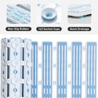 XIYUNTE Shower Mat Non Slip Bath Mat - Image 3