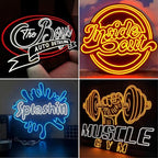 CIONAOR Custom Neon Sign, Personalized Business LED Logo Customizable, Light Up - Image 6