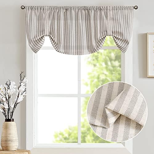 jinchan Linen Boxter Stripe Valances - Image 2