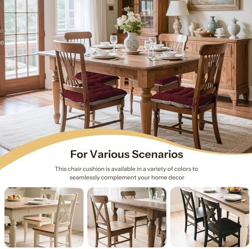 Chair Cushions for Dining Chairs Set of 2 - Image 5