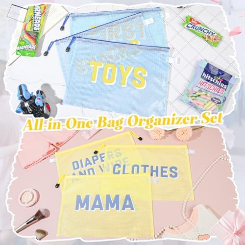 6pcs Hospital Diaper Bag Organizing Pouches - Image 5