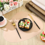 100 Pcs Disposable Paper Placemats Bulk 16.5"x13" Pebble Shape Place Mats - Image 4