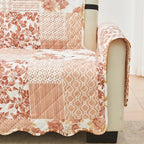 Great Bay Home Reversible Patchwork Recliner Cover - Image 2