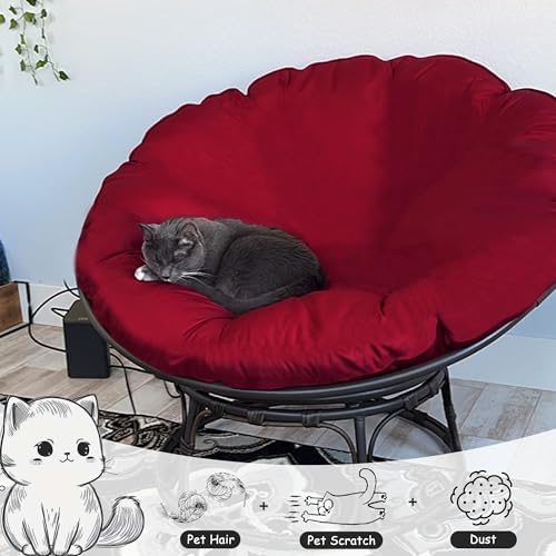 Papasan Cushion Cover Only, 50in Outdoor Indoor Papasan Chair Cushion Cover - Image 3