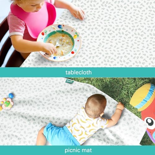 Splat Mat 2 Pack for Under High Chair Waterproof Splash Mat 42''×46'' - Image 4