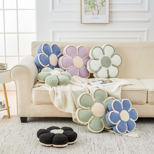Kcvvcr Flower Pillow, Soft Flower Decorative Throw Pillow, Cute Daisy Flower - Image 3