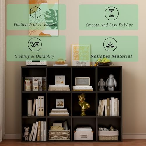 OSCHF 12-Cube Storage Shelf Bookcase - Image 4