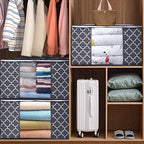 WISELIFE Storage Bags, Large Blanket Clothes Organization and Storage Containers - Image 4