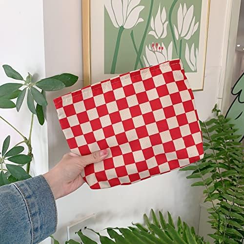 PAZIMIIK Makeup Bag Large Zipper Corduroy Make Up Pouch - Image 6