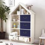 Linen Fabric Foldable Collapsible Storage Cube Bin Organizer Basket Fabric - Image 4