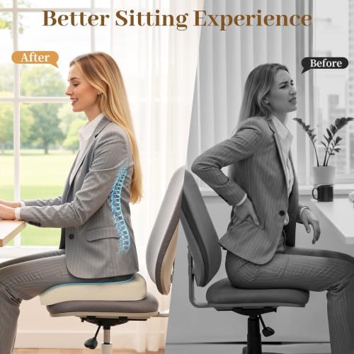 TranquilRelax XL Memory Foam Seat Cushion - Image 5