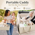 2-IN-1 Baby Diaper Caddy Cart - Image 7