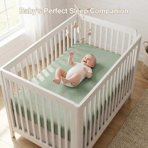 Baby Crib Sheets 2 Pack for Boys and Girls Fit for Standard Crib Toddler - Image 4