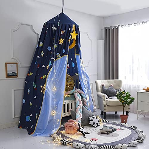 Mengersi Galaxy Bed Canopy Play Tent Mosquito Net, Lovely Castle Hanging House - Image 3