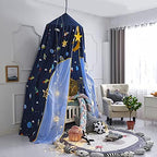 Mengersi Galaxy Bed Canopy Play Tent Mosquito Net, Lovely Castle Hanging House - Image 3