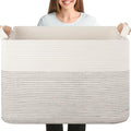OIASKET 108L Cotton Rope Storage Basket by OIASKET