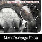 Shower Mat Bathtub Mat, 26.8x15.1 inch, Non-Slip Bath Mat - Image 2