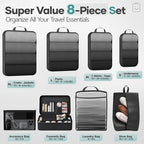 Veken 8 Set Compression Packing Cubes - Image 2