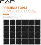 CAP Puzzle Exercise Mats | 1/2” Thick EVA Interlocking Foam Tiles - Image 2