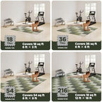 AIRHOP 18 PCS Gym Floor Mat, EVA Foam Puzzle Gym Mat, High-Density Interlocking - Image 5