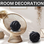 Namalu 10.6 Inches 2 Pcs Knot Pillow Decorative Throw Pillow - Image 6