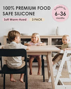 Tiny Marvels Silicone Bibs for Babies - Image 2