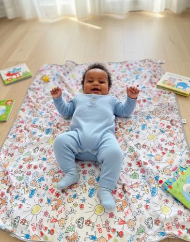 Waterproof High Chair Splat Mat – Machine Washable Floor & Table Protector - Image 7