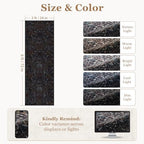 Midnight Forest 2x6 Washable Runner Rug, Tree of Life Floral Animal Carpet - Image 2