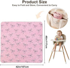 Basumee Splat Mat for Under High Chair, Waterproof & Mess-Proof Floor Mat - Image 6