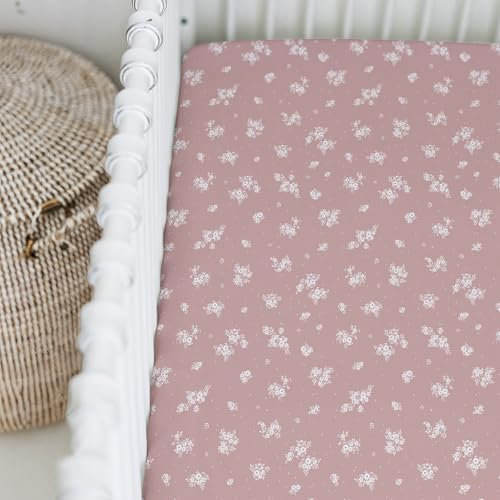 Sorrel + Fern Baby Crib Sheets Neutral, Fitted 2-Pack - Image 6