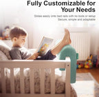 AEOCOO Bed Rail Bumpers for Toddlers, J-Shaped 3 Ft Kid Bed Bumpers - Image 7